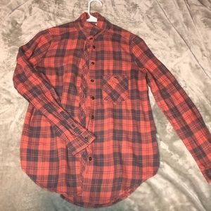 Orange and Grey Flannel